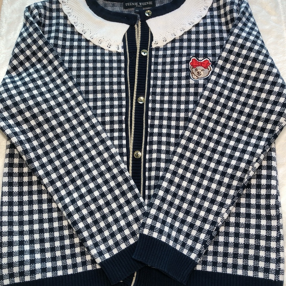 Girls thick sweater cardigan